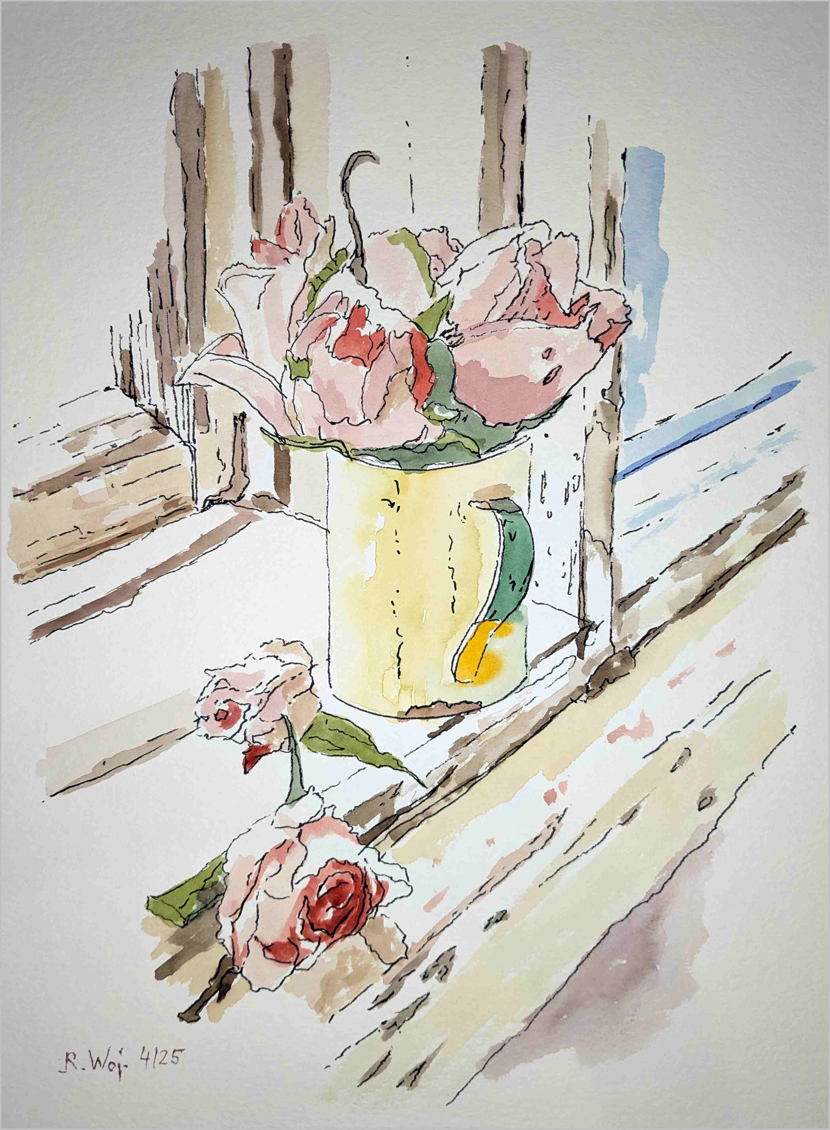   Rosen am Fenster